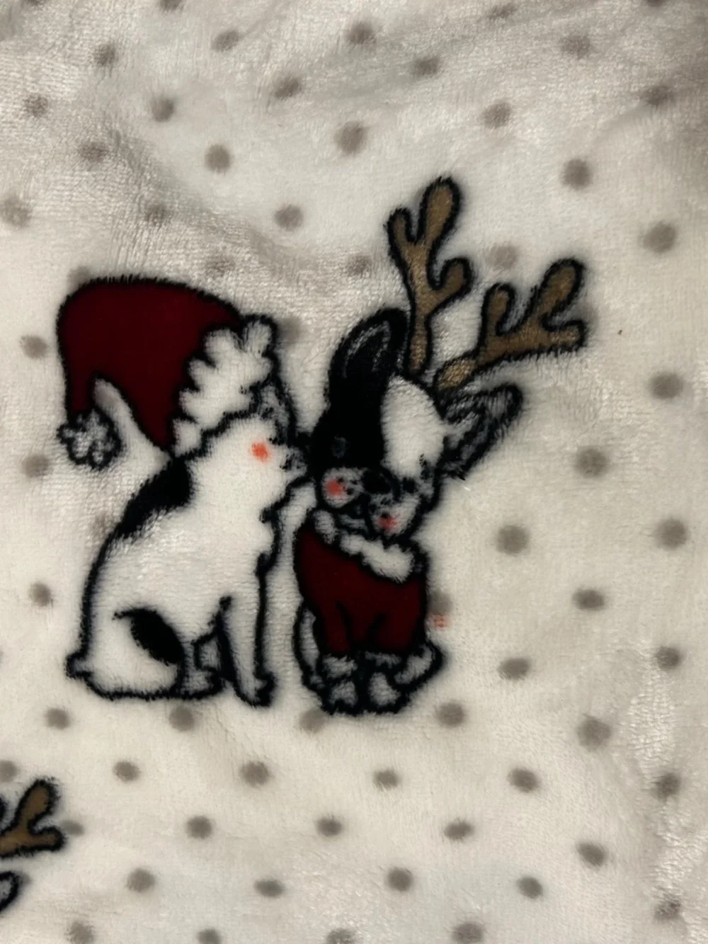 Frenchie Queen/King Christmas Blanket